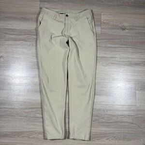 Lululemon ABC Classic Pant Performance Stretch‎ Light Tan Chino Mens Size 30
